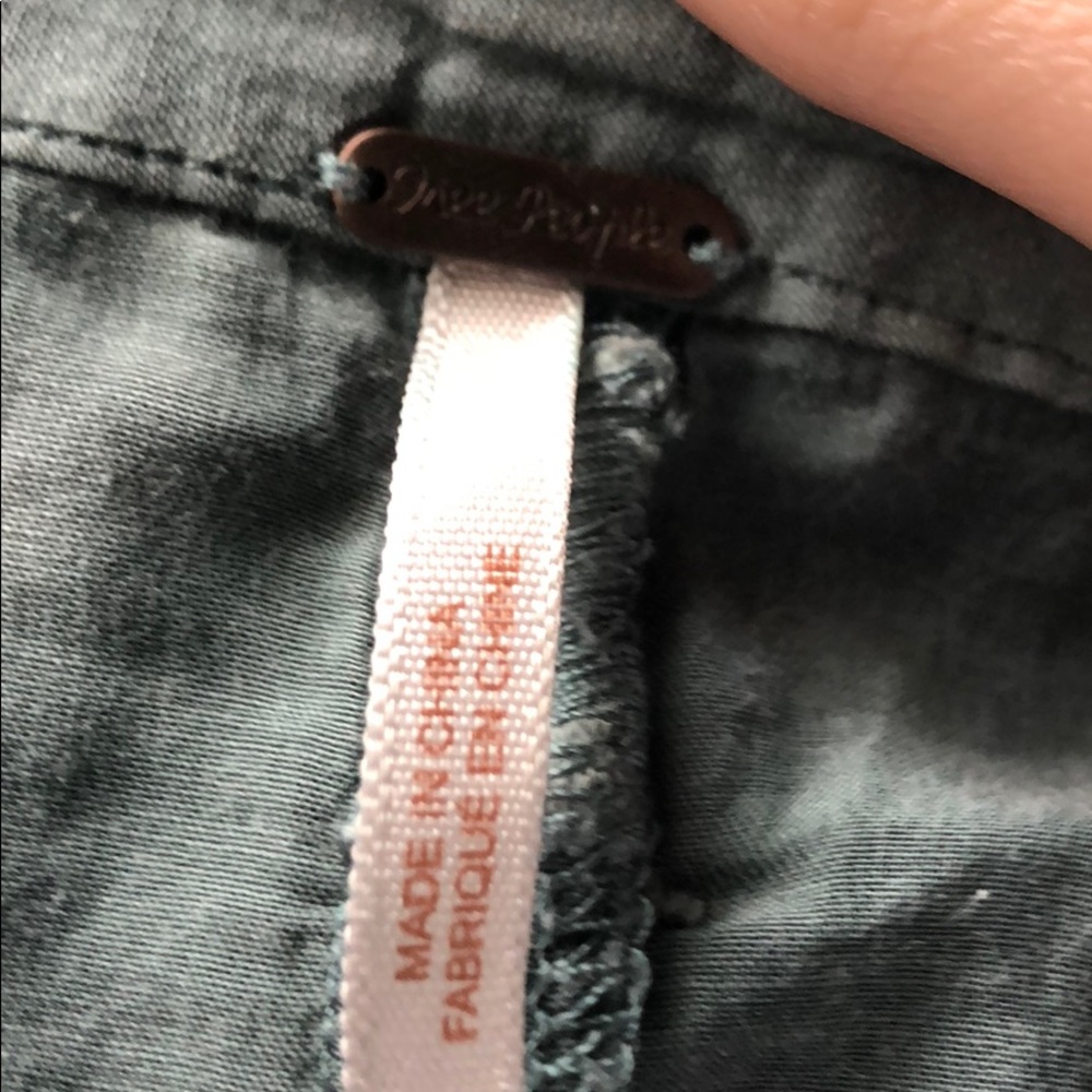 free people button down